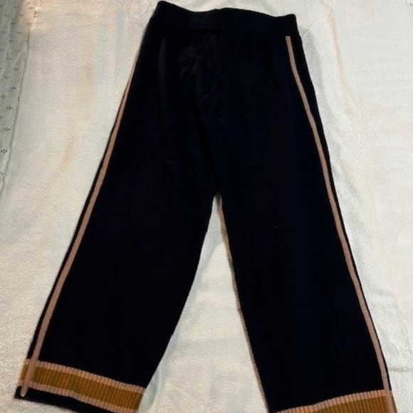 J. Crew Cashmere Navy Track Pant sz Small - Picture 2 of 5